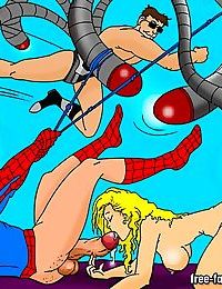 Spiderman and spidergirl sex - part 6
